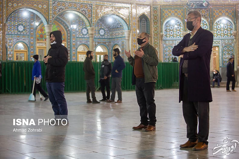 (تصاویر) شب آرزو‌ها در حرم حضرت فاطمه معصومه(س)